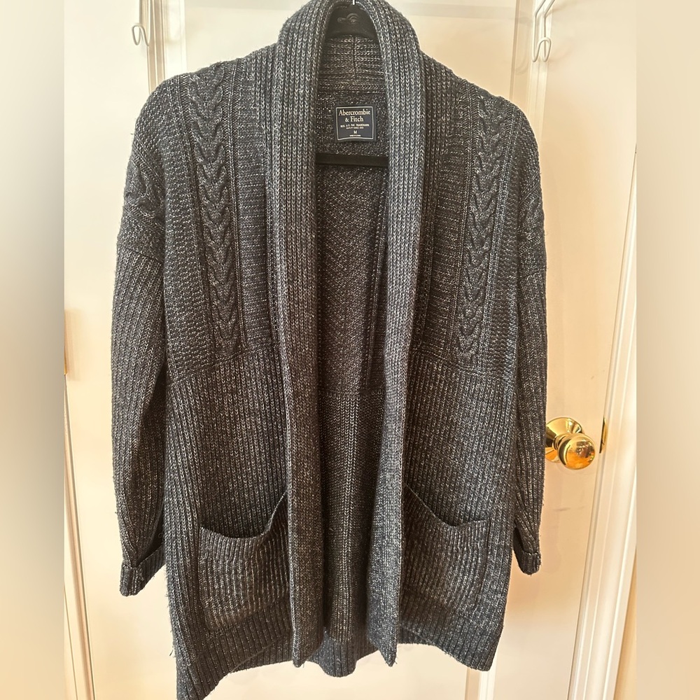 Abercrombie & Fitch Blue Knit Sweater